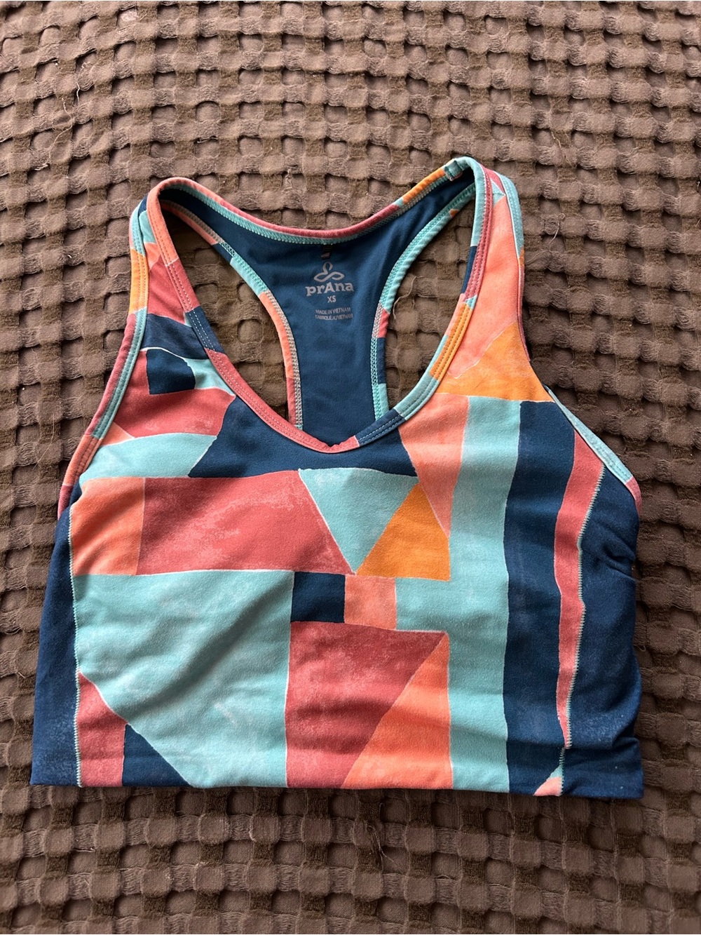 prana Geometric Racerback Long Bra